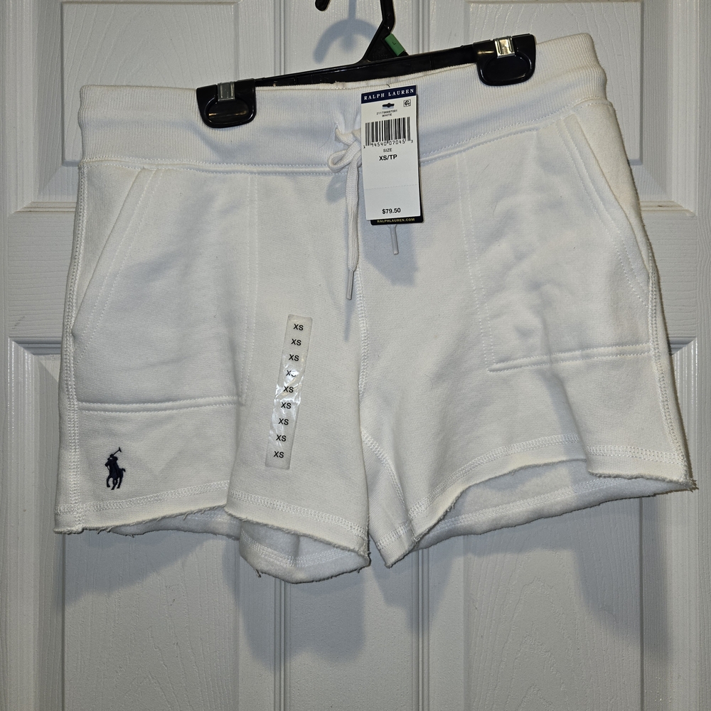 Ralph Lauren Women's White Athletic Shorts, Sz XS.